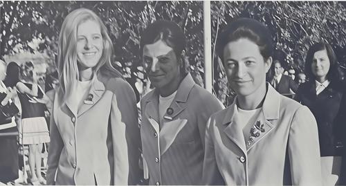 Miss Silvia Bertolaccini, Mrs. Maria Julia Caserta de Aftalion, Miss Beatriz Rossello